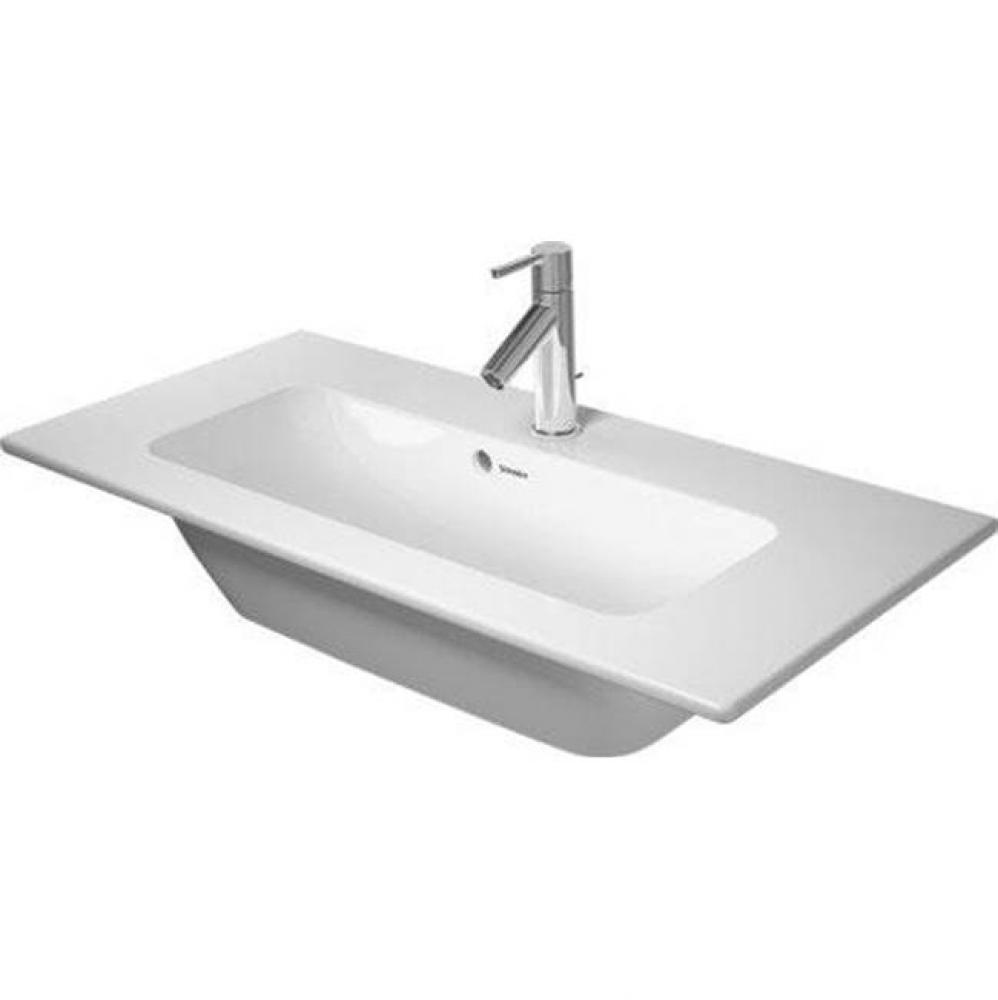 Duravit ME by Starck Wall-Mount Sink White with WonderGliss