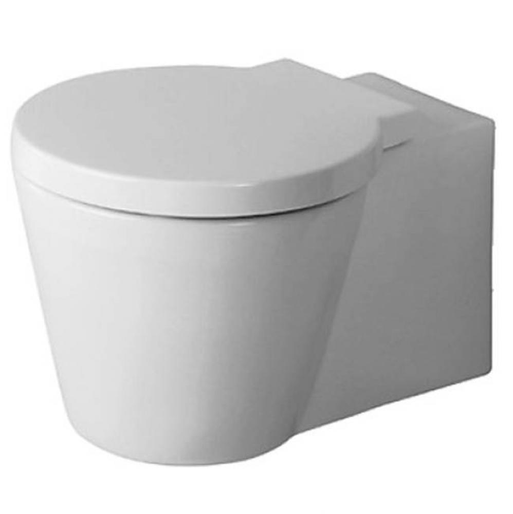 Toilet wall mounted Starck 1 white washdown model, US-Version,