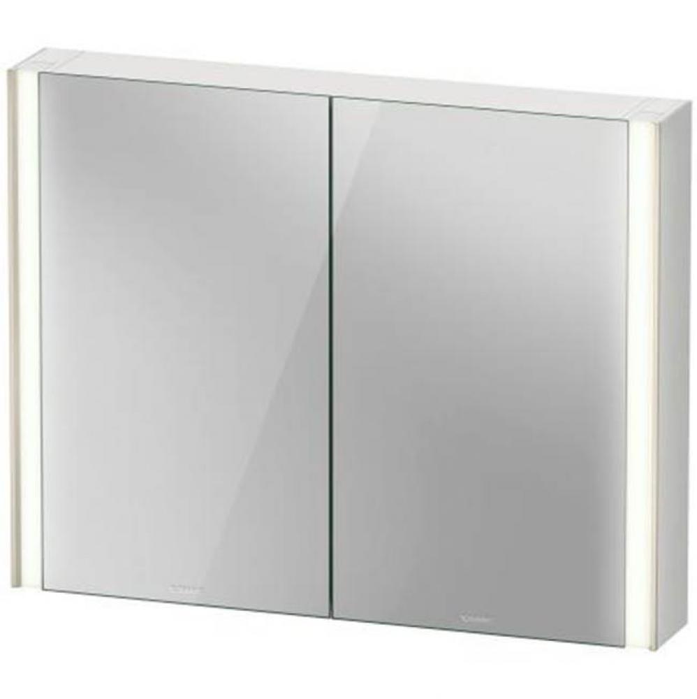 Duravit XViu Mirror Cabinet with lighting  Champagne Matte