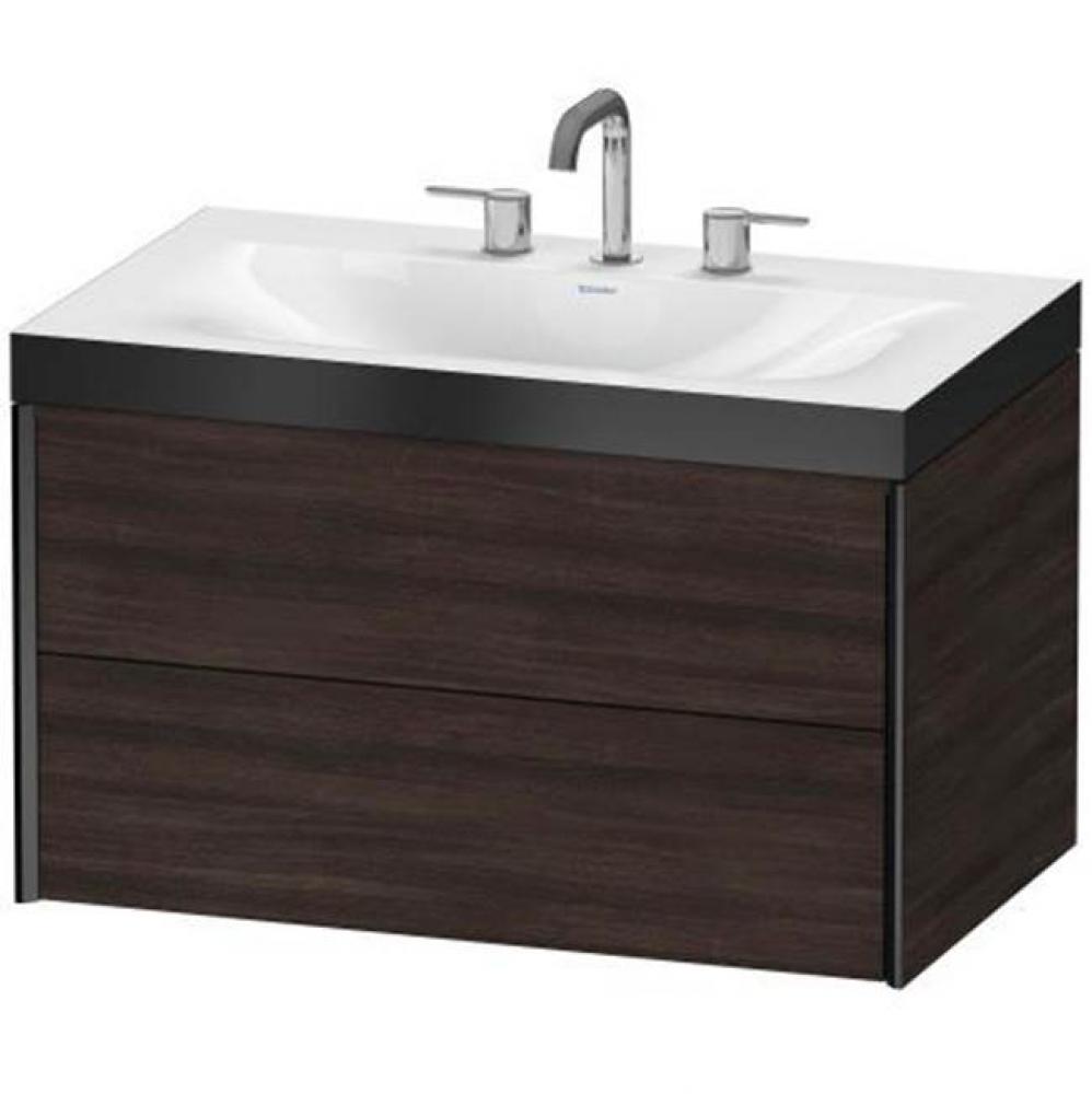 Duravit XViu C-Bonded Wall-Mounted Vanity  European Oak