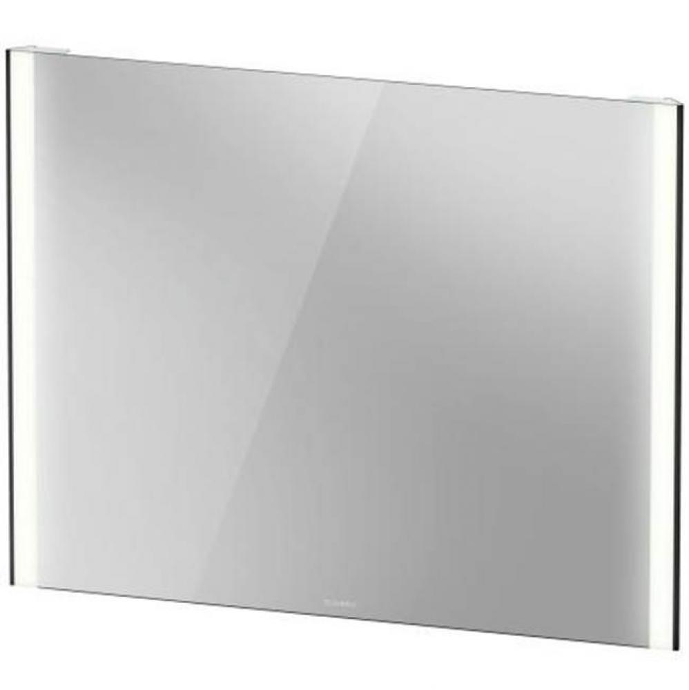 Duravit XViu Mirror with lighting  Black Matte