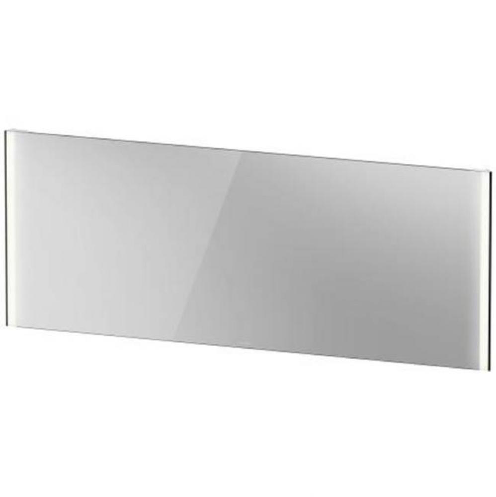 Duravit XViu Mirror with lighting  Black Matte