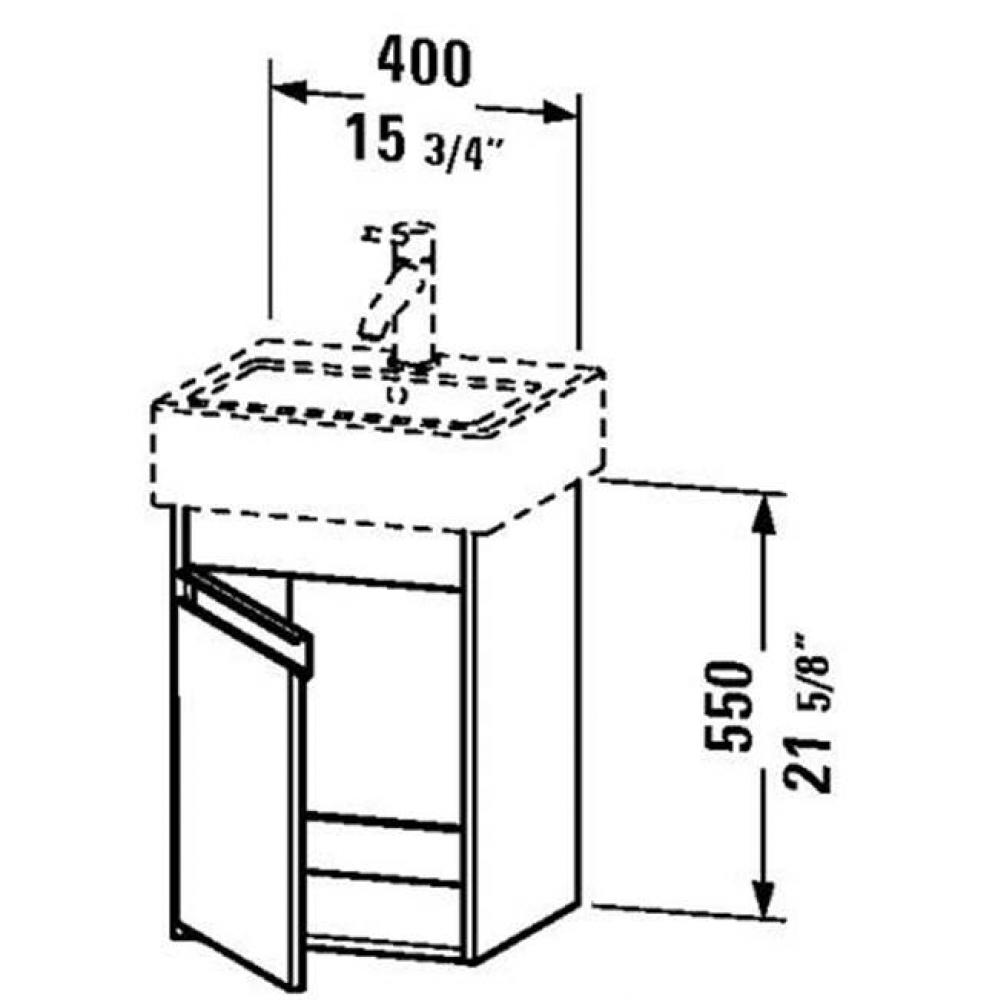 Duravit Ketho Wall-Mount Vanity Unit White