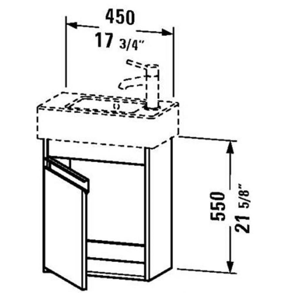 Duravit Ketho Wall-Mount Vanity Unit White