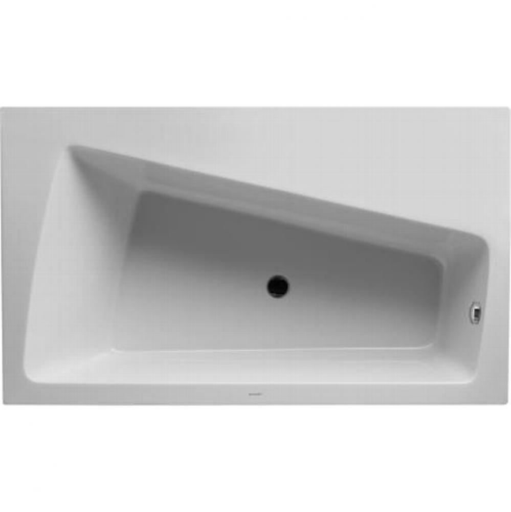 Bathtub Paiova Monolith 1700x1000mm white,corner