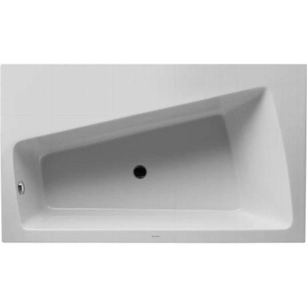 Bathtub Paiova Monolith 1700x1000mm white,corner