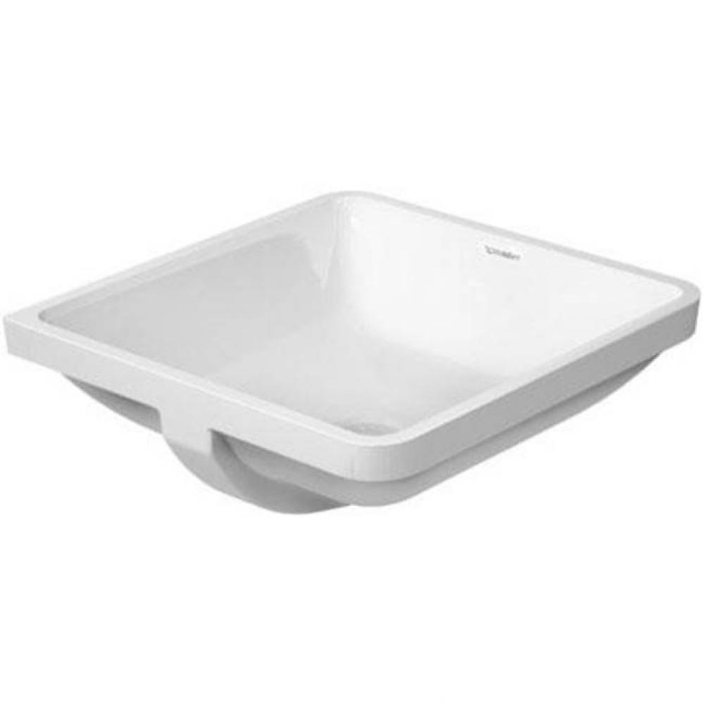 Duravit Starck 3 Drop-In Bathroom Sink  White WonderGliss