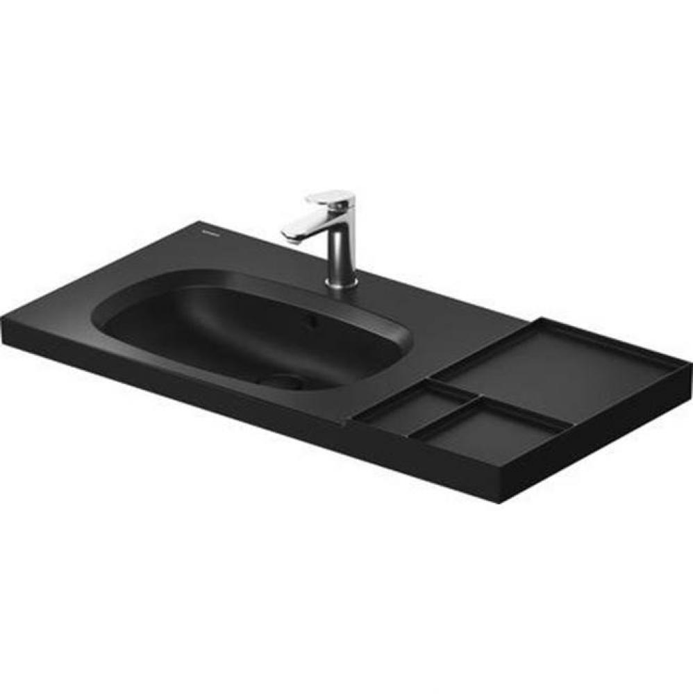 Duravit Aurena Wall Mounted Sink Black Matte