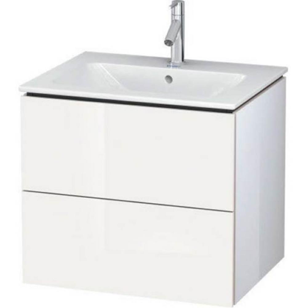 Duravit L-Cube Wall Mounted Vanity Kit  Pine Silver