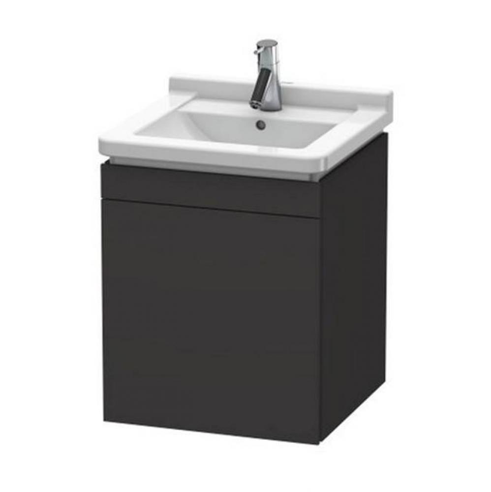 Duravit L-Cube Vanity Unit Wall-Mounted  Graphite Super Matte