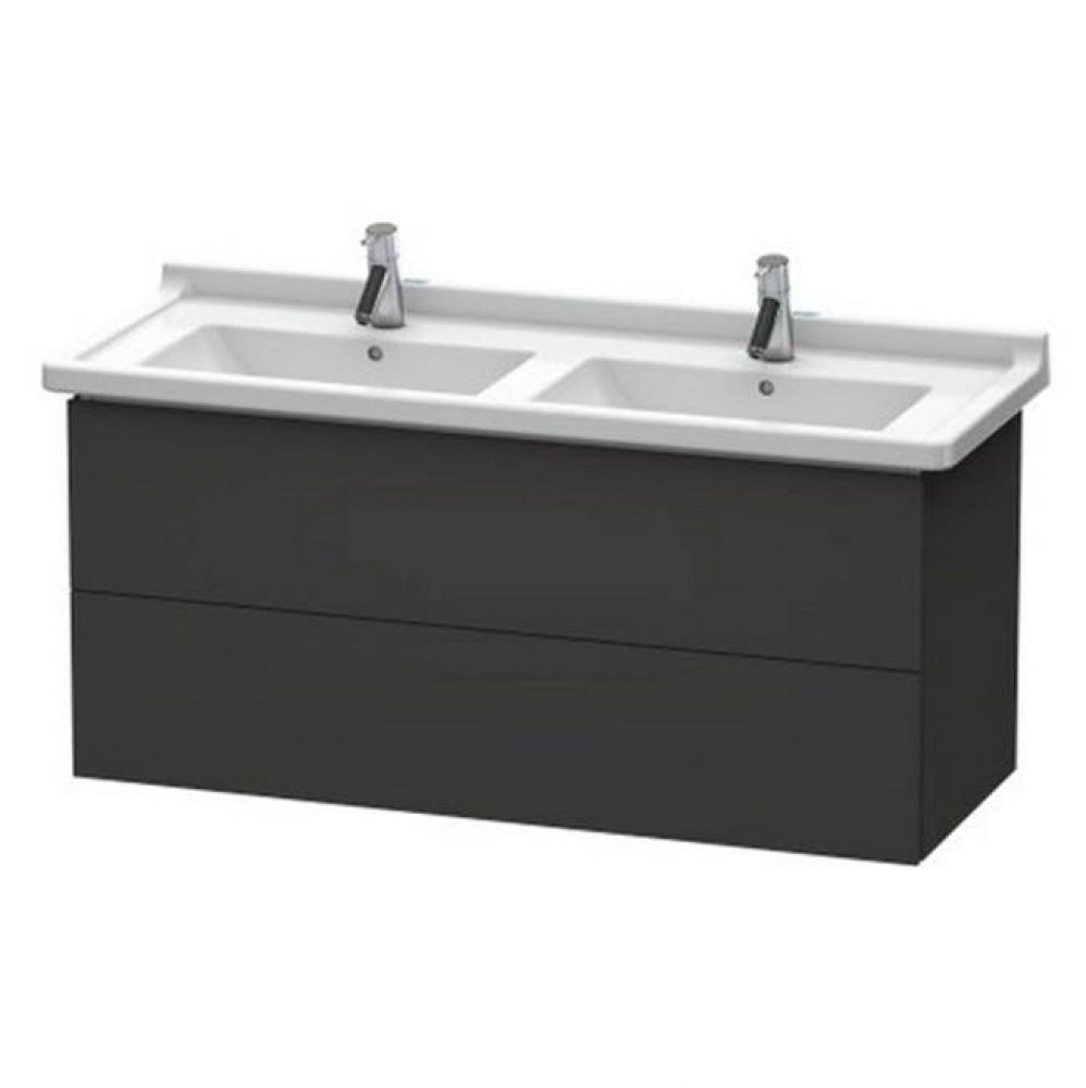 Duravit L-Cube Wall-Mount Vanity Unit Graphite