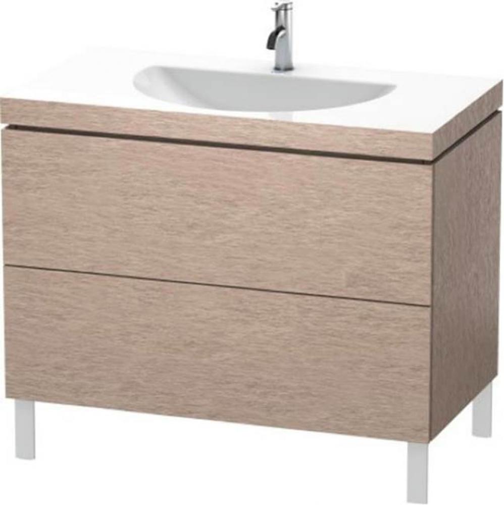 Duravit L-Cube C-Bonded Floorstanding Vanity  Oak Cashmere