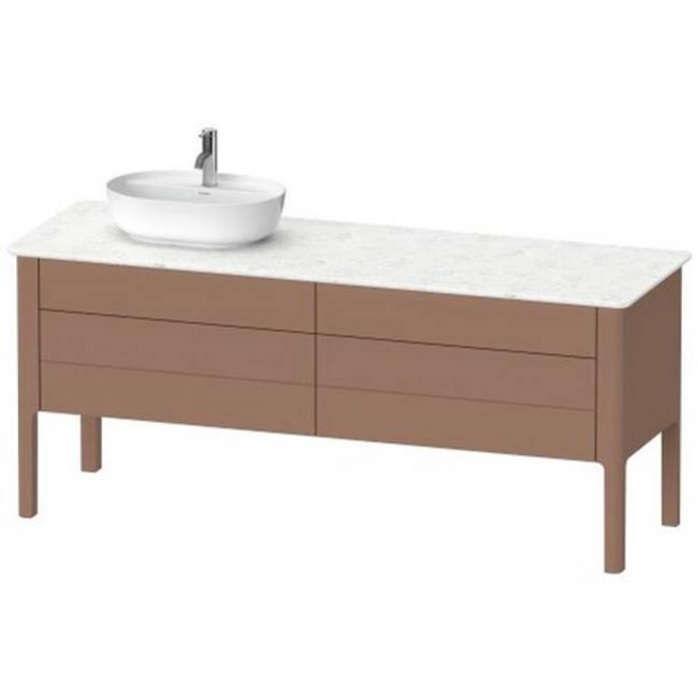 Duravit Luv Two Drawer Floorstanding Vanity Unit Almond