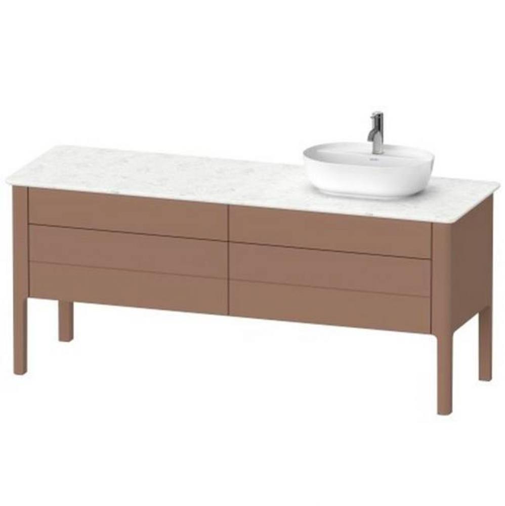 Duravit Luv Two Drawer Floorstanding Vanity Unit Almond