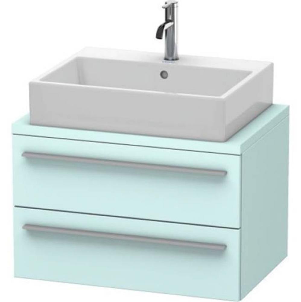 Duravit X-Large Vanity Unit for Console  Light Blue Matte