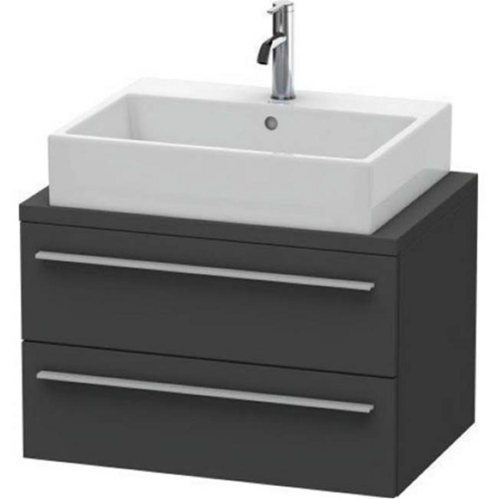 Duravit X-Large Vanity Unit for Console  Graphite Matte