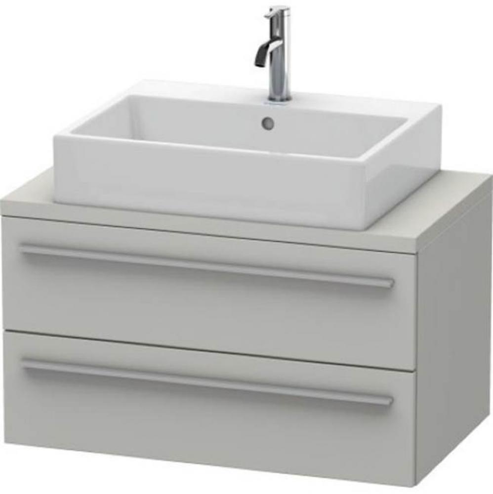 Duravit X-Large Vanity Unit for Console  Concrete Gray Matte