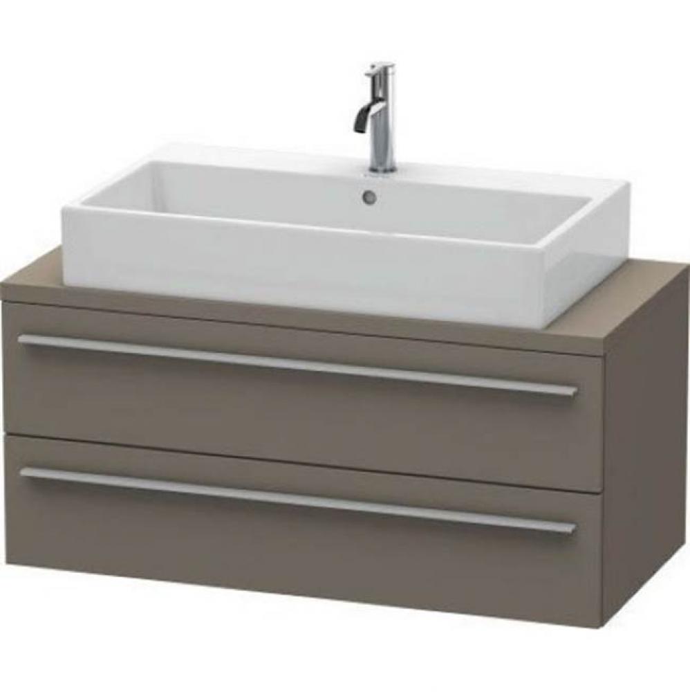 Duravit X-Large Vanity Unit for Console  Flannel Gray Satin Matte