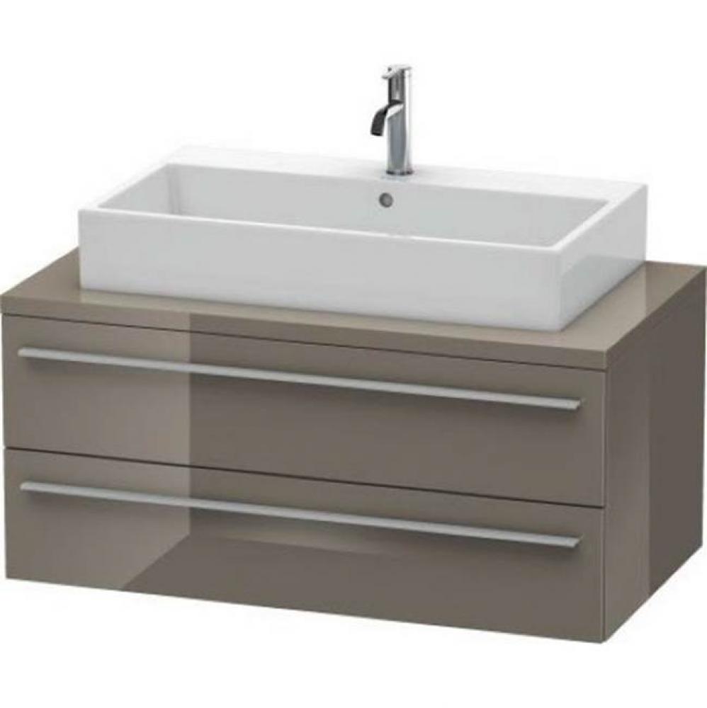 Duravit X-Large Vanity Unit for Console  Flannel Gray High Gloss