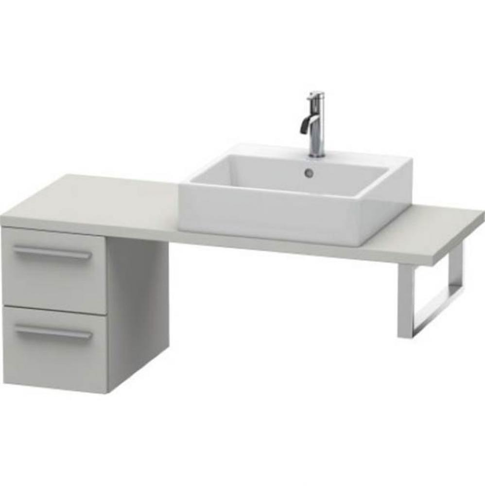 Duravit X-Large Vanity Unit for Console  Concrete Gray Matte