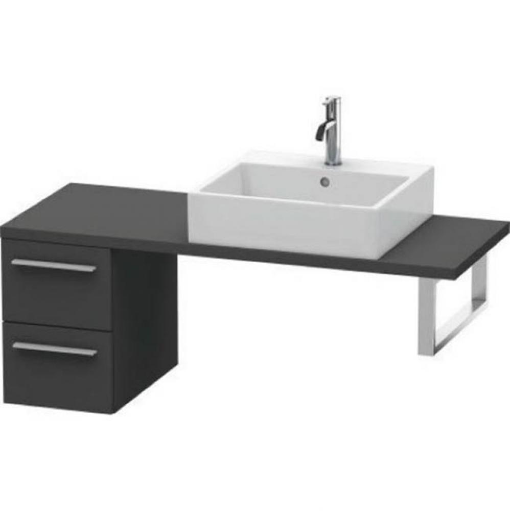 Duravit X-Large Vanity Unit for Console  Graphite Matte