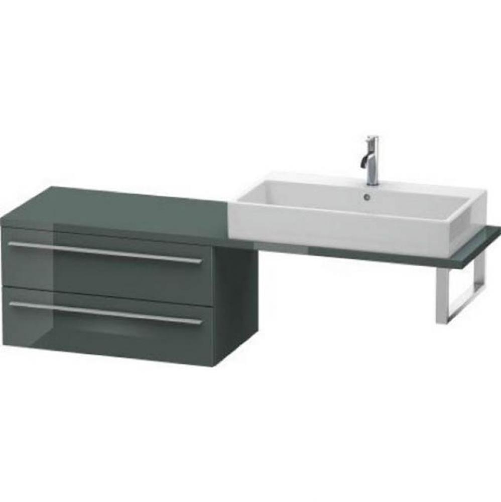 Duravit X-Large Vanity Unit for Console  Dolomiti Gray High Gloss