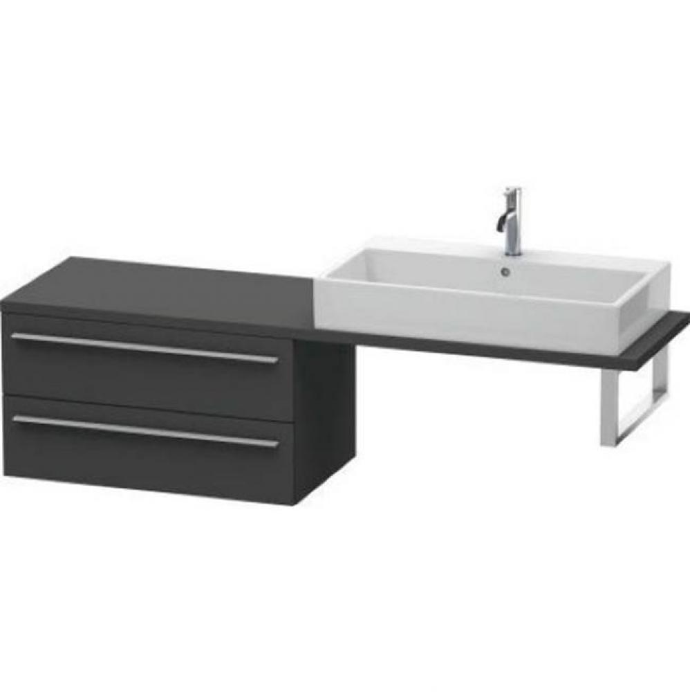 Duravit X-Large Vanity Unit for Console  Graphite Matte