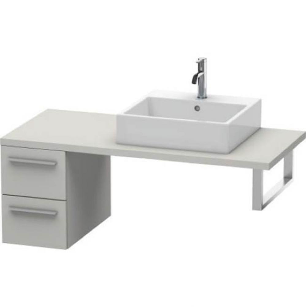 Duravit X-Large Vanity Unit for Console  Concrete Gray Matte