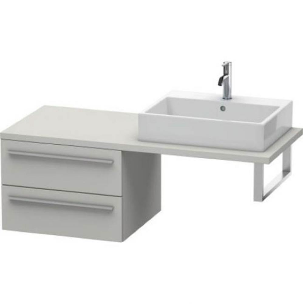 Duravit X-Large Vanity Unit for Console  Concrete Gray Matte