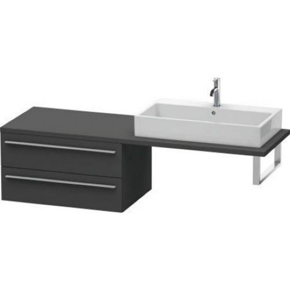 Duravit X-Large Vanity Unit for Console  Graphite Matte