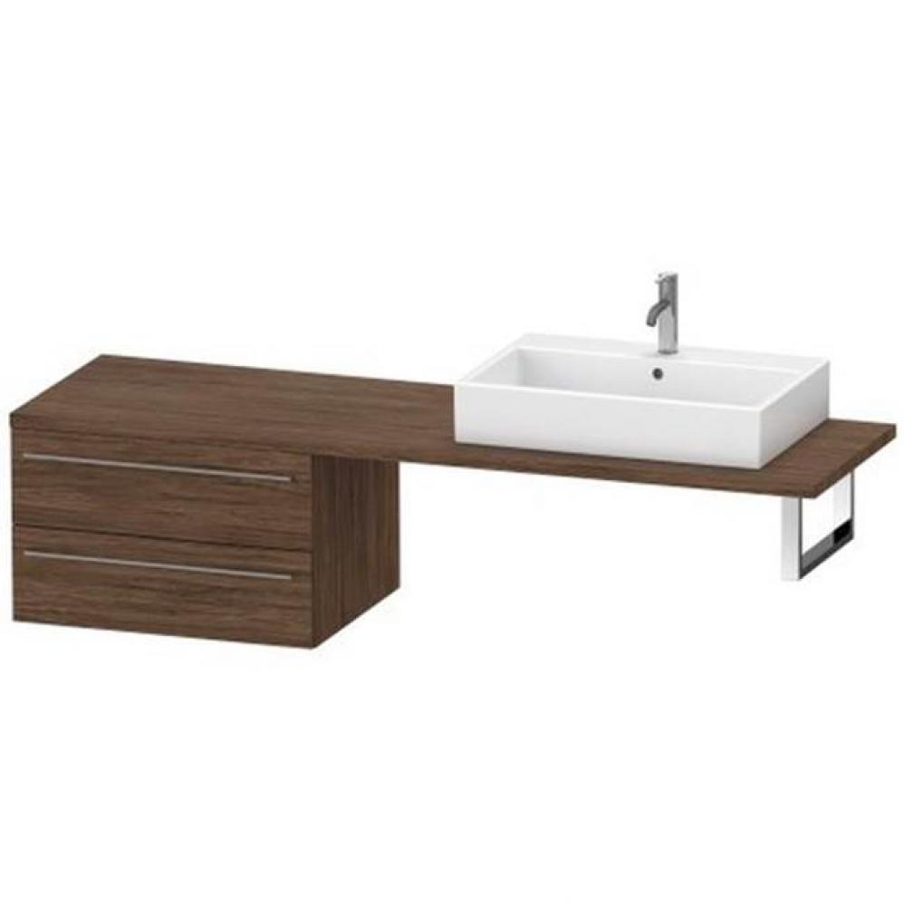 Duravit X-Large Vanity Unit for Console  Dark Walnut