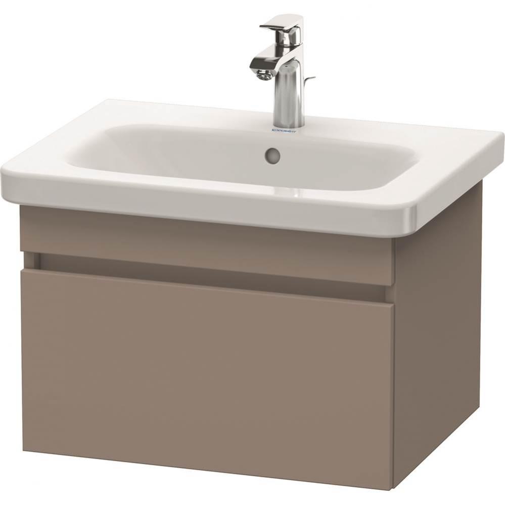 Duravit DuraStyle One Drawer Wall-Mount Vanity Unit Basalt