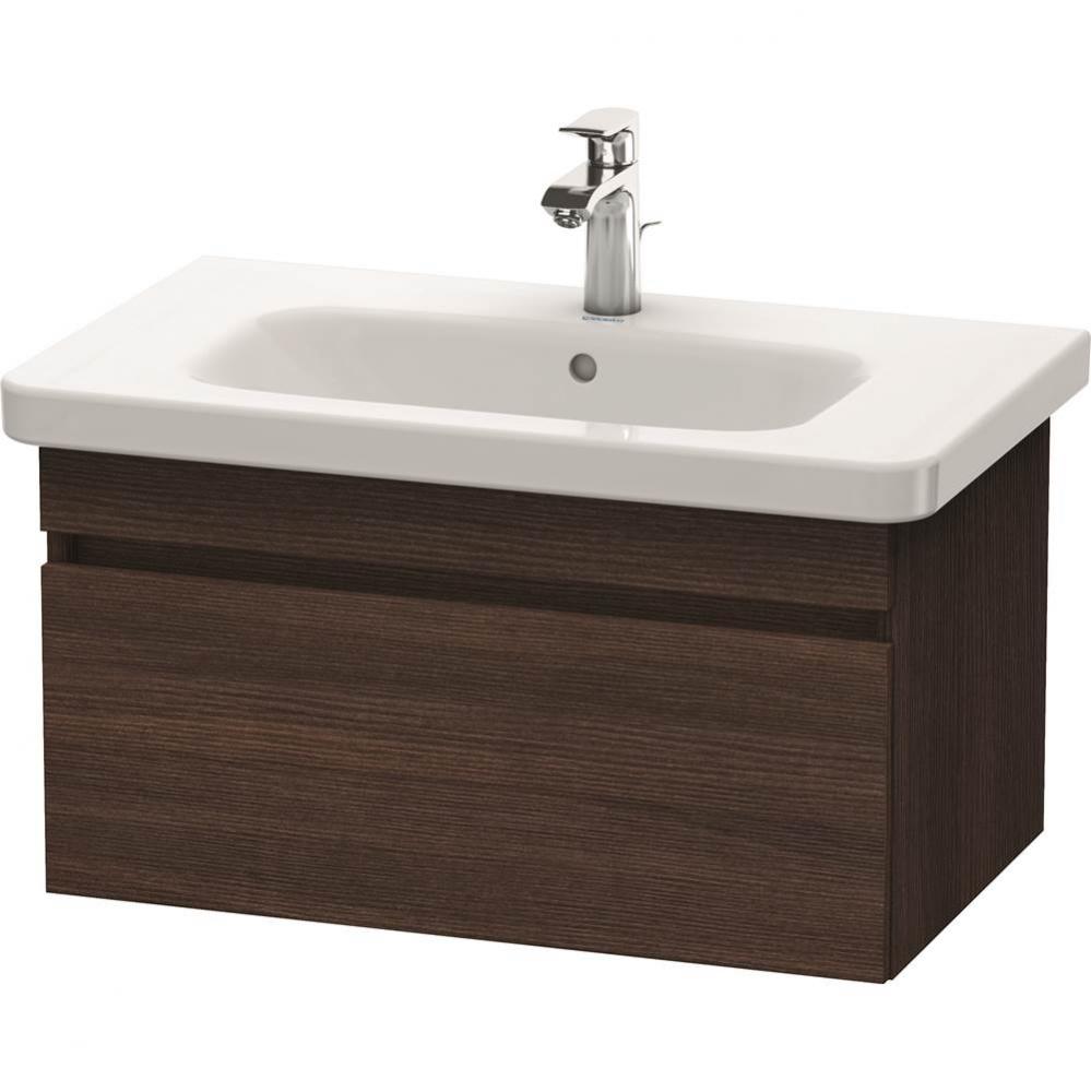 Duravit DuraStyle One Drawer Wall-Mount Vanity Unit Chestnut Dark