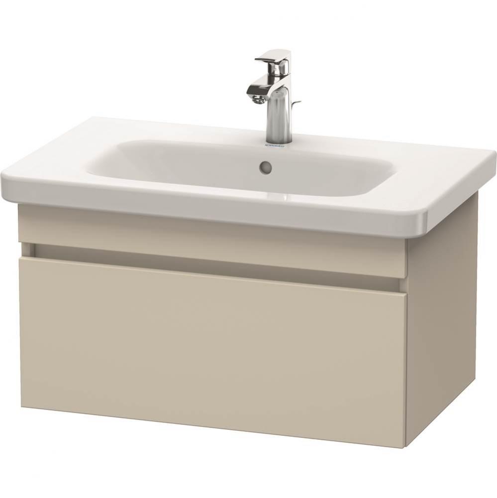 Duravit DuraStyle One Drawer Wall-Mount Vanity Unit Taupe