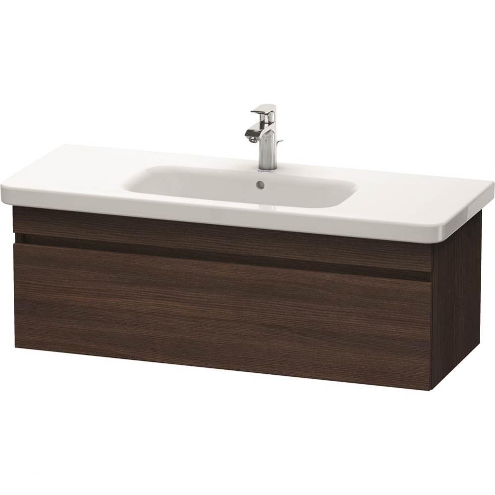 Duravit DuraStyle One Drawer Wall-Mount Vanity Unit Chestnut Dark