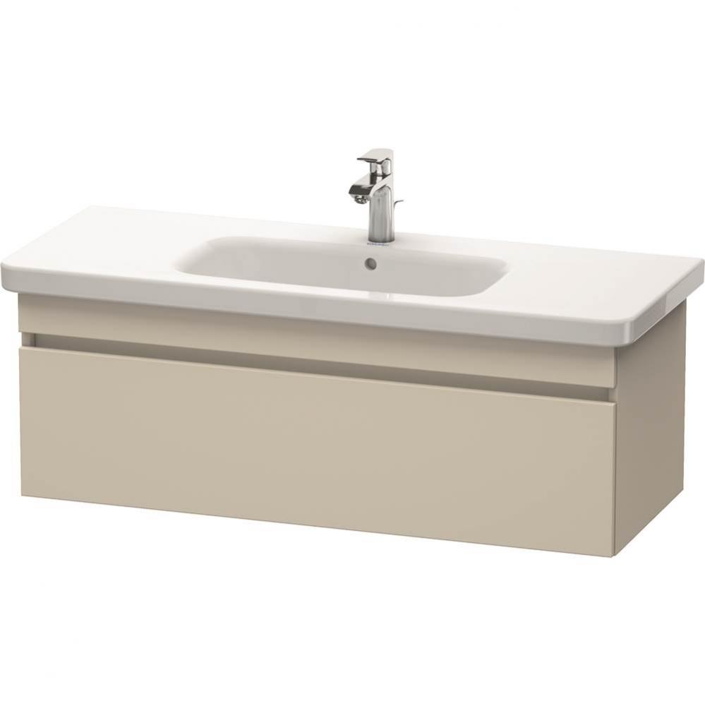 Duravit DuraStyle One Drawer Wall-Mount Vanity Unit Taupe