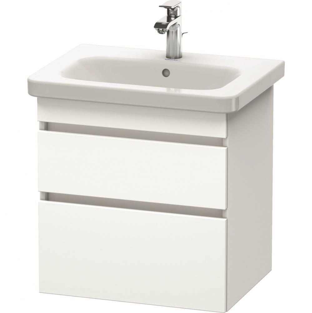 Duravit DuraStyle Two Drawer Wall-Mount Vanity Unit White