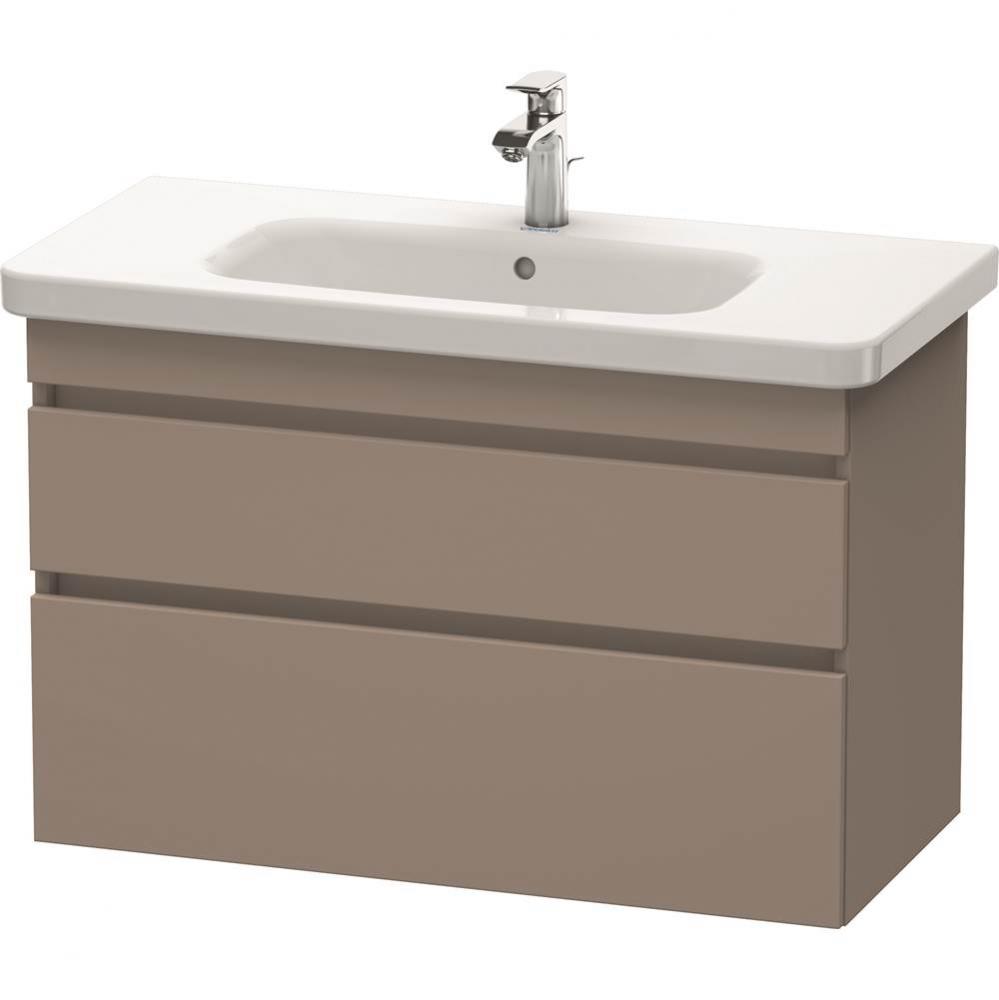 Duravit DuraStyle Two Drawer Wall-Mount Vanity Unit Basalt