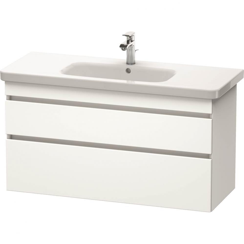 Duravit DuraStyle Two Drawer Wall-Mount Vanity Unit White