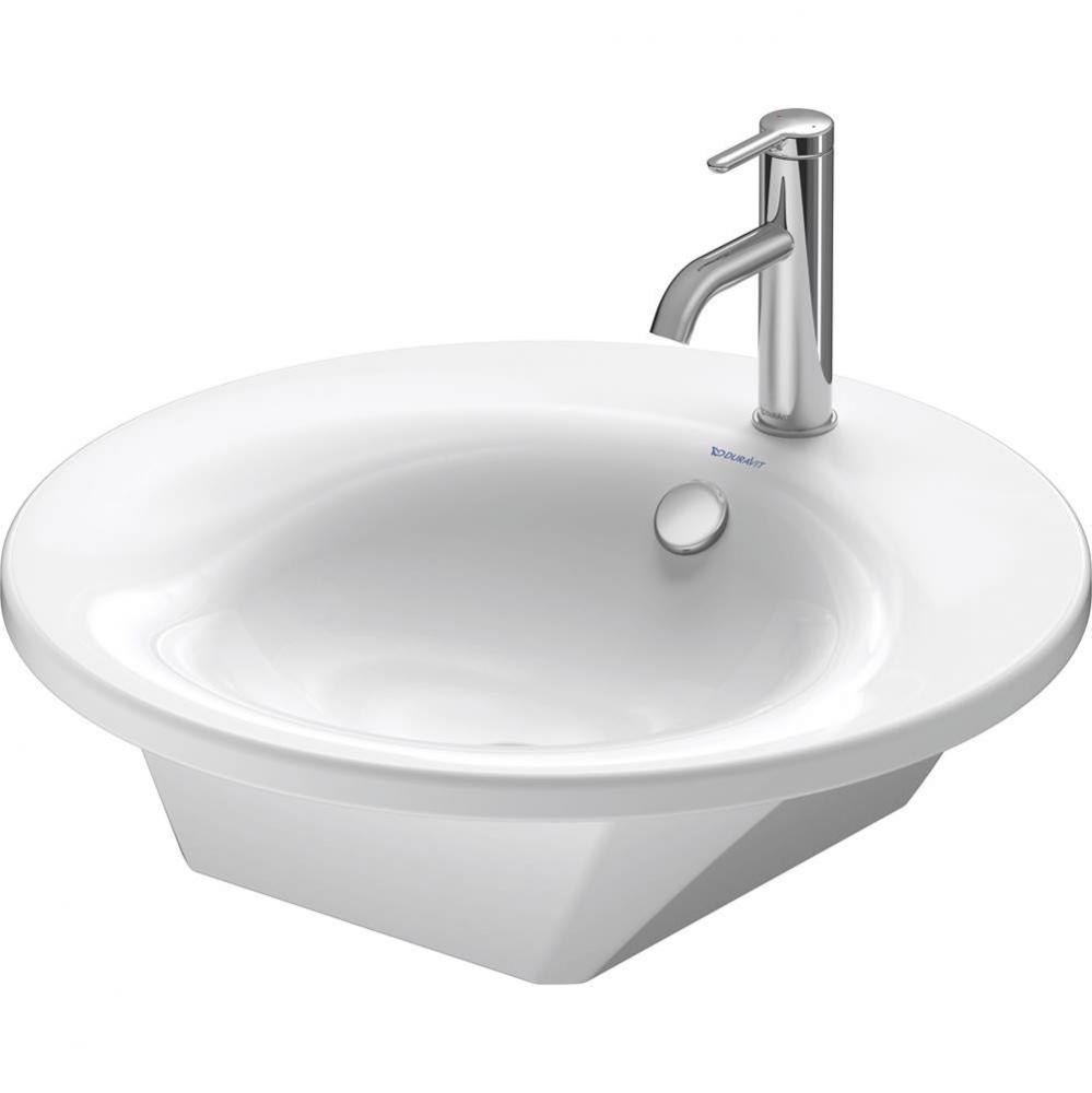 Starck 1 Wall-Mount Sink White with WonderGliss