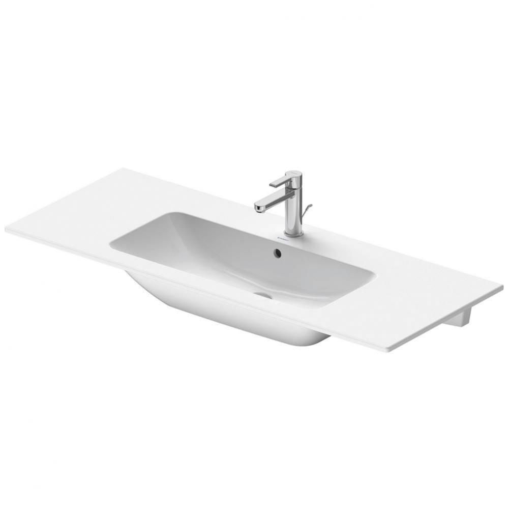 Duravit ME by Starck Wall-Mount Sink White with WonderGliss