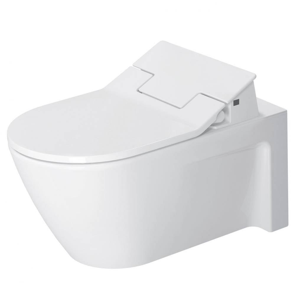 Starck 2 Wall-Mounted Toilet Bowl for Shower-Toilet Seat White