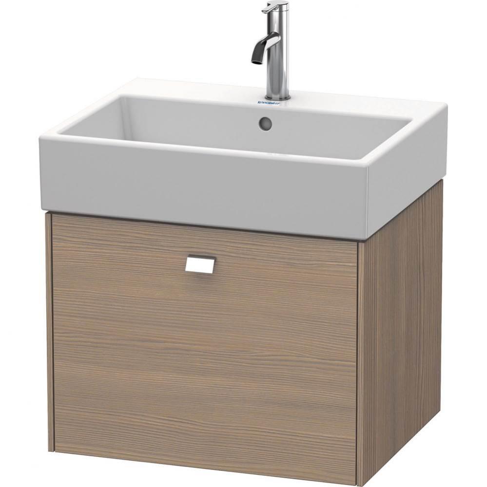 Brioso One Drawer Wall-Mount Vanity Unit Oak Terra