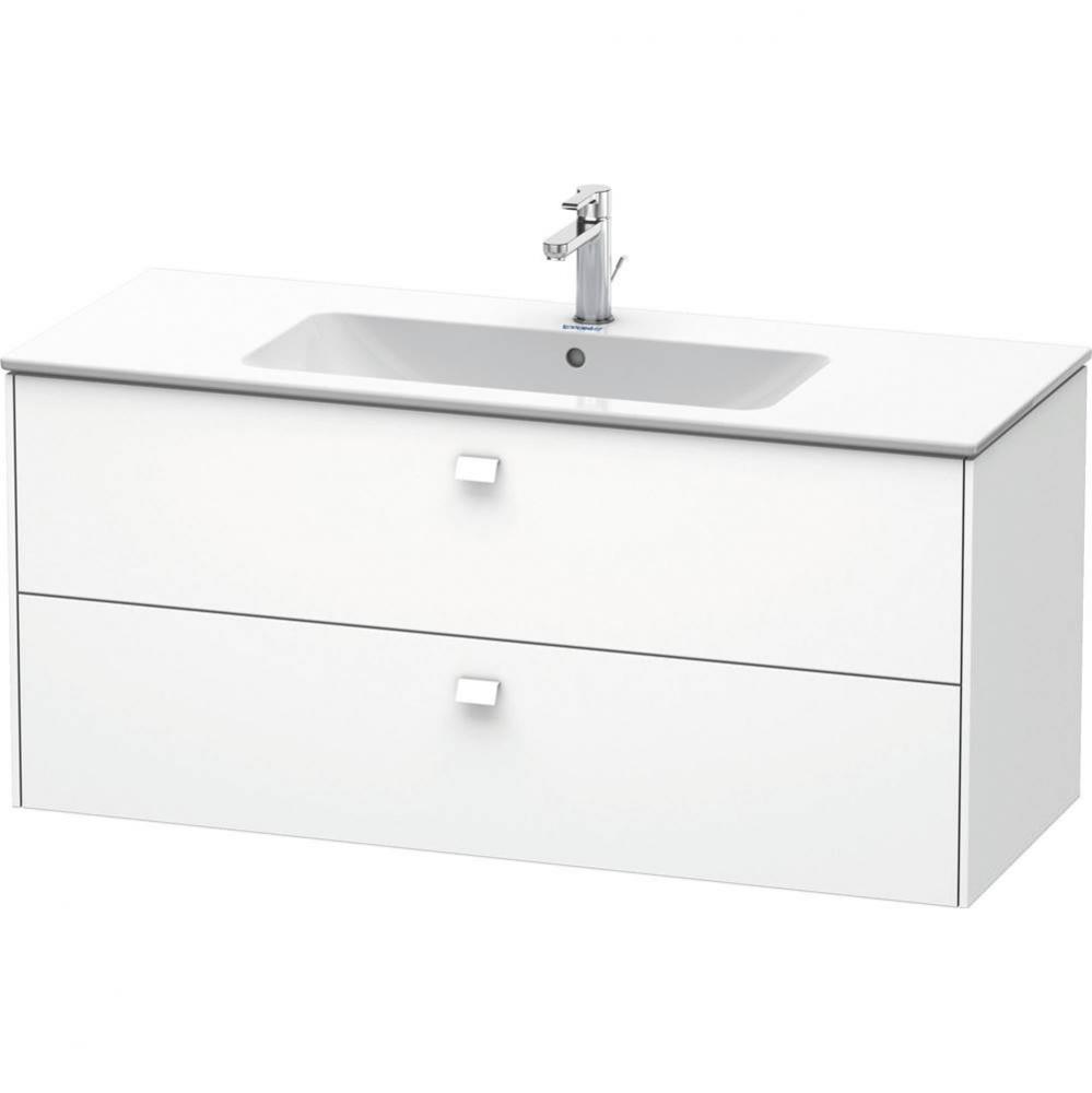 Brioso Two Drawer Wall-Mount Vanity Unit White