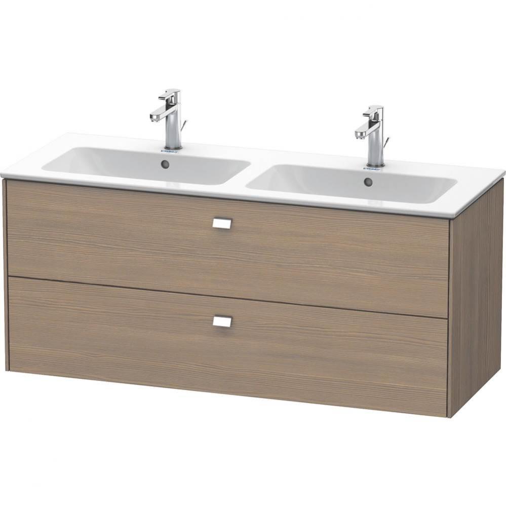 Brioso Two Drawer Wall-Mount Vanity Unit Oak Terra