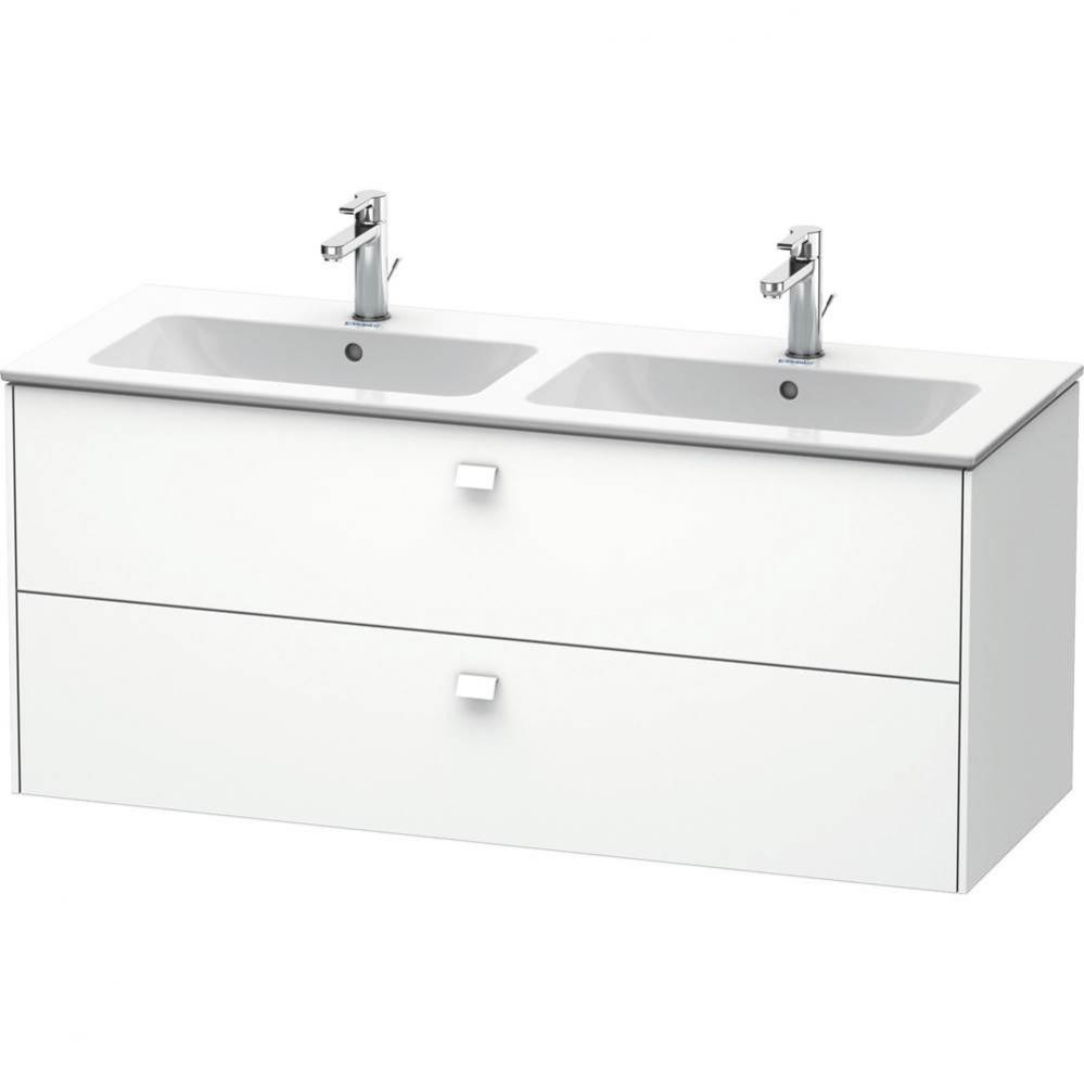 Brioso Two Drawer Wall-Mount Vanity Unit White