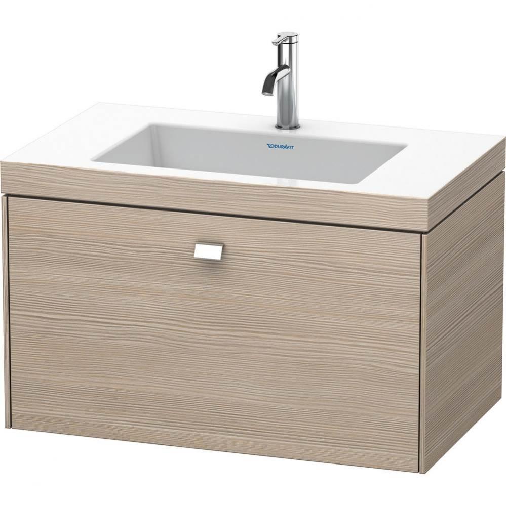 Duravit Brioso C-Bonded Wall-Mounted Vanity  Pine Silver