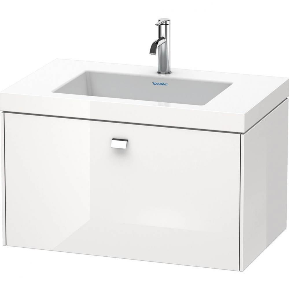 Duravit Brioso C-Bonded Wall-Mounted Vanity  Pine Silver