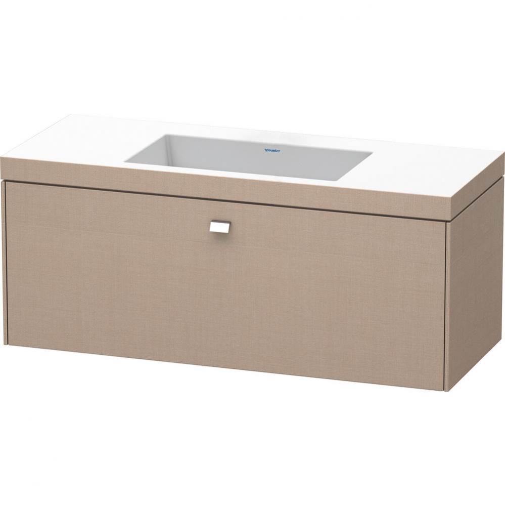 Brioso One Drawer C-Bonded Wall-Mount Vanity Kit Linen