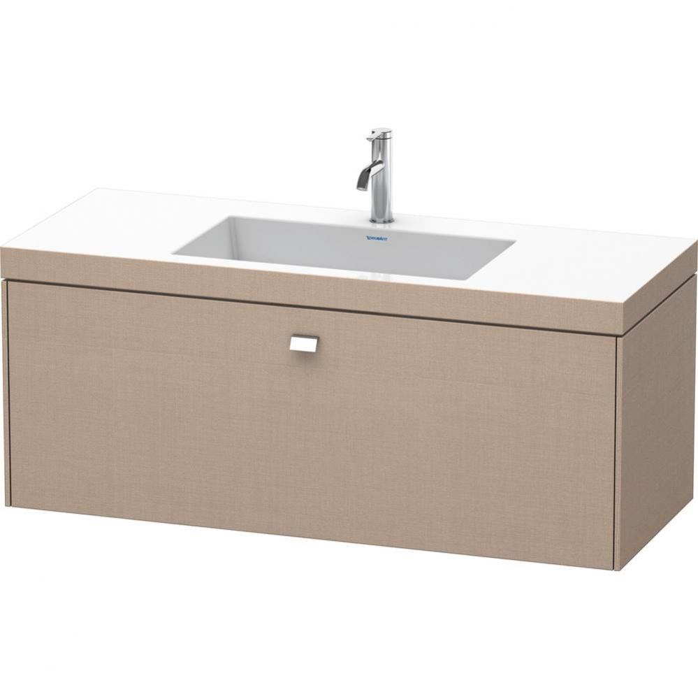 Brioso One Drawer C-Bonded Wall-Mount Vanity Kit Linen